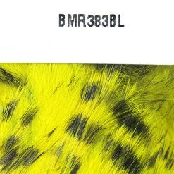 Hareline Dubbin, Inc. Black Barred Magnum Rabbit Strips Fly Tying