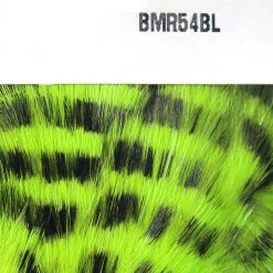 Hareline Dubbin, Inc. Black Barred Magnum Rabbit Strips Fly Tying