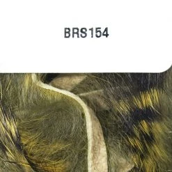 Hareline Dubbin, Inc. Fly Tying Black Barred Rabbit Strips