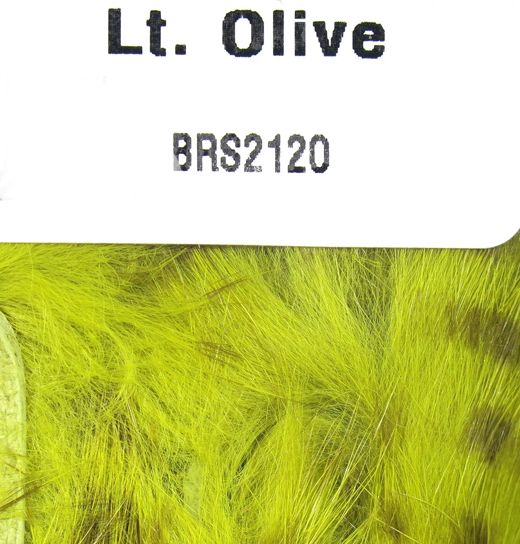 Hareline Dubbin, Inc. Fly Tying Olive Barred Rabbit Strips 3 Hareline Dubbin, Inc. Fly Tying Olive Barred Rabbit Strips
