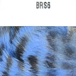 Hareline Dubbin, Inc. Fly Tying Black Barred Rabbit Strips