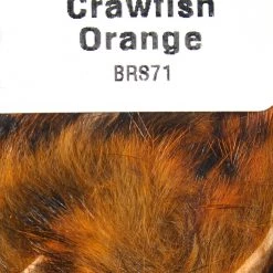 Hareline Dubbin, Inc. Fly Tying Black Barred Rabbit Strips