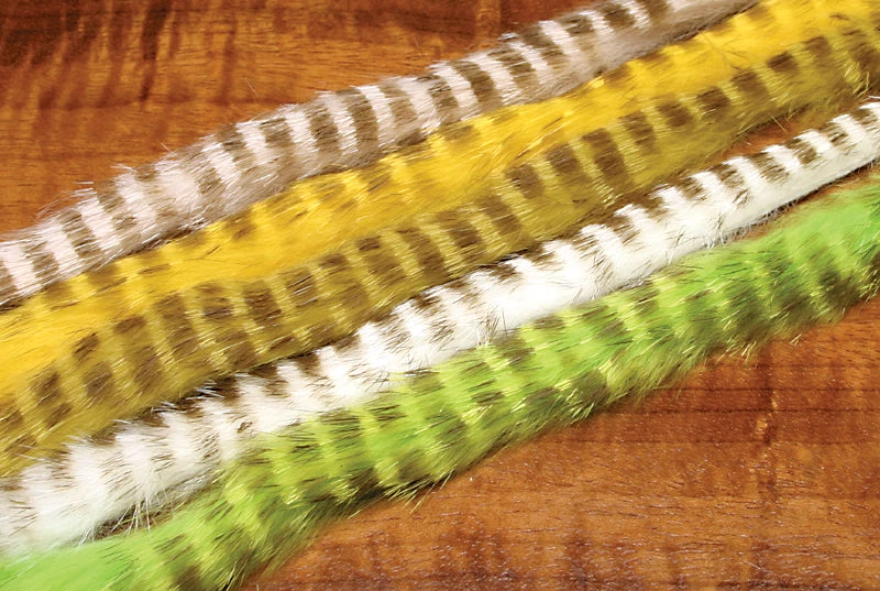 Hareline Dubbin, Inc. Fly Tying Olive Barred Rabbit Strips 1 Hareline Dubbin, Inc. Fly Tying Olive Barred Rabbit Strips