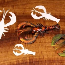 Nomad Anglers Small Cohens Crayfish Creature 1.75 Inch Fly Tying