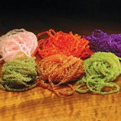 Hareline Dubbin, Inc. Dyed Pearl Diamond Braid