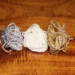 Hareline Dubbin, Inc. Fly Tying Solid Diamond Braid Tinsel