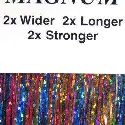 Hedron, Inc. Holographic Magnum Flashabou Fly Tying