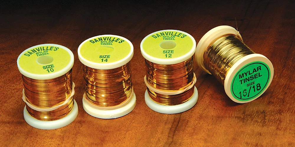 Danville Flat Mylar Gold/Silver Tinsel 1 Danville Flat Mylar Gold/Silver Tinsel