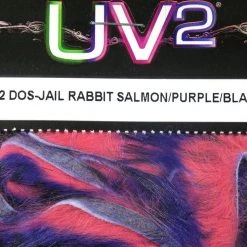 Hareline Dubbin, Inc. Fly Tying UV2 Dos Jail Rabbit Strips