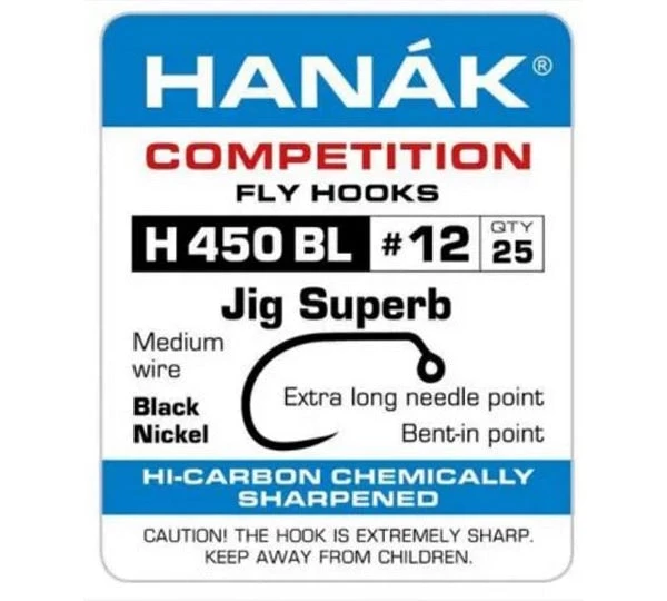 Hanak H 450 BL - Jig Superb Fly Tying 1 Hanak H 450 BL - Jig Superb Fly Tying