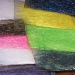 Hareline Dubbin Fly Tying Ice Dub Shimmer Fringe