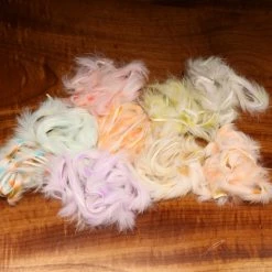 Hareline Dubbin, Inc. Micro Groovy Bunny Strips Fly Tying