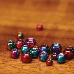 Hareline Dubbin, Inc. Rainbow Hued Plummeting Tungsten Beads