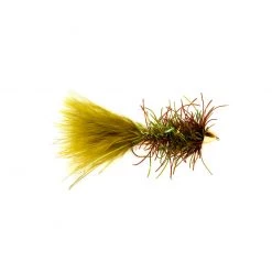 Nomad Anglers RUBBER BUGGER CONEHEAD OLIVE Fly Fishing
