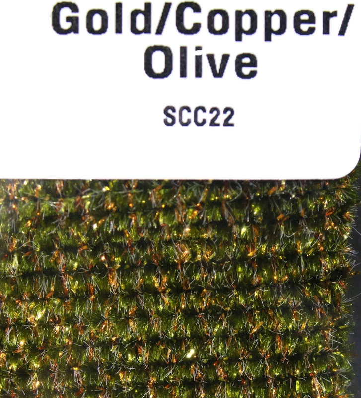 Hareline Dubbin, Inc. Fly Tying Speckled Crystal Chenille 16 Hareline Dubbin, Inc. Fly Tying Speckled Crystal Chenille