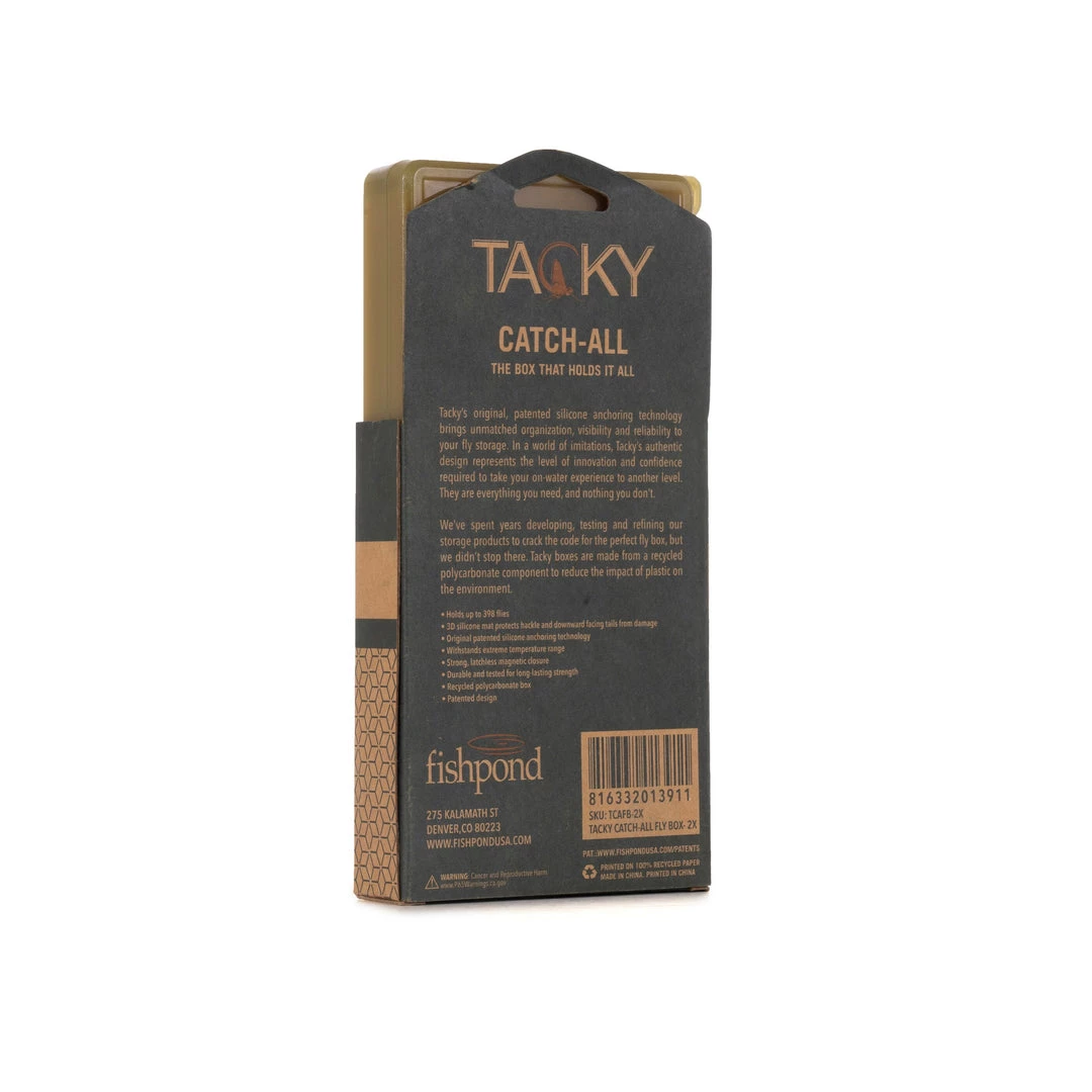 Fishpond Tacky Catch All Fly Box 2X Tools & Accessories 4 Fishpond Tacky Catch All Fly Box 2X Tools & Accessories