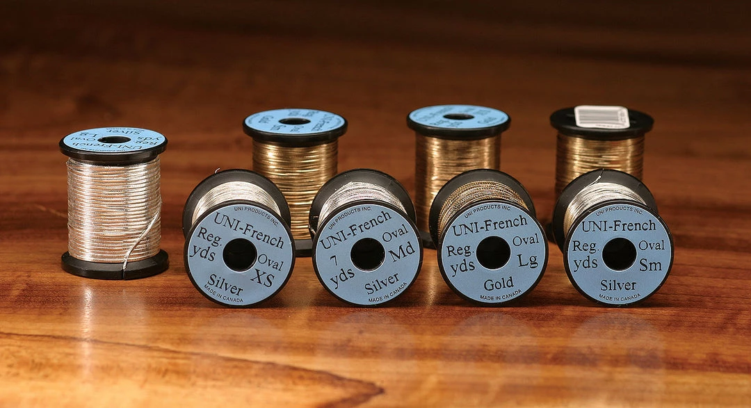 UNI Products Inc. Fly Tying Uni French Oval Tinsel 1 UNI Products Inc. Fly Tying Uni French Oval Tinsel