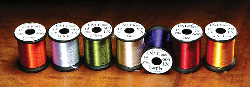 UNI Products Inc. Uni Single Strand Super Floss Fly Tying 1 UNI Products Inc. Uni Single Strand Super Floss Fly Tying