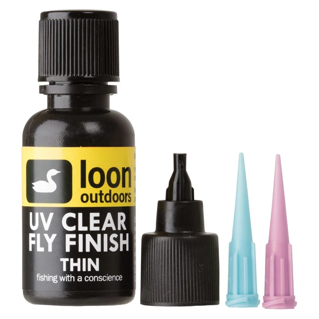 Loon Outdoors Fly Tying UV Clear Fly Finish Thin 1 Loon Outdoors Fly Tying UV Clear Fly Finish Thin