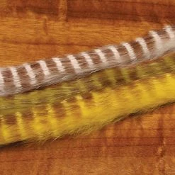 Hareline Dubbin, Inc. Fly Tying Brown Barred Rabbit Strips