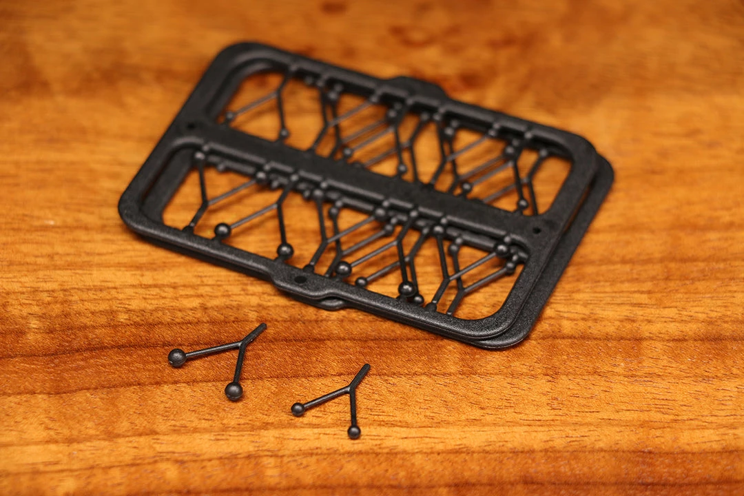 Hareline Dubbin, Inc. Fly Tying Stonfo Black V Type Shrimp Eyes 1 Hareline Dubbin, Inc. Fly Tying Stonfo Black V Type Shrimp Eyes