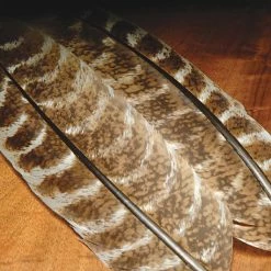 Hareline Dubbin, Inc. Ozark Oak Mottled Turkey Quills